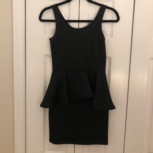 Black H&M Peplum Dress